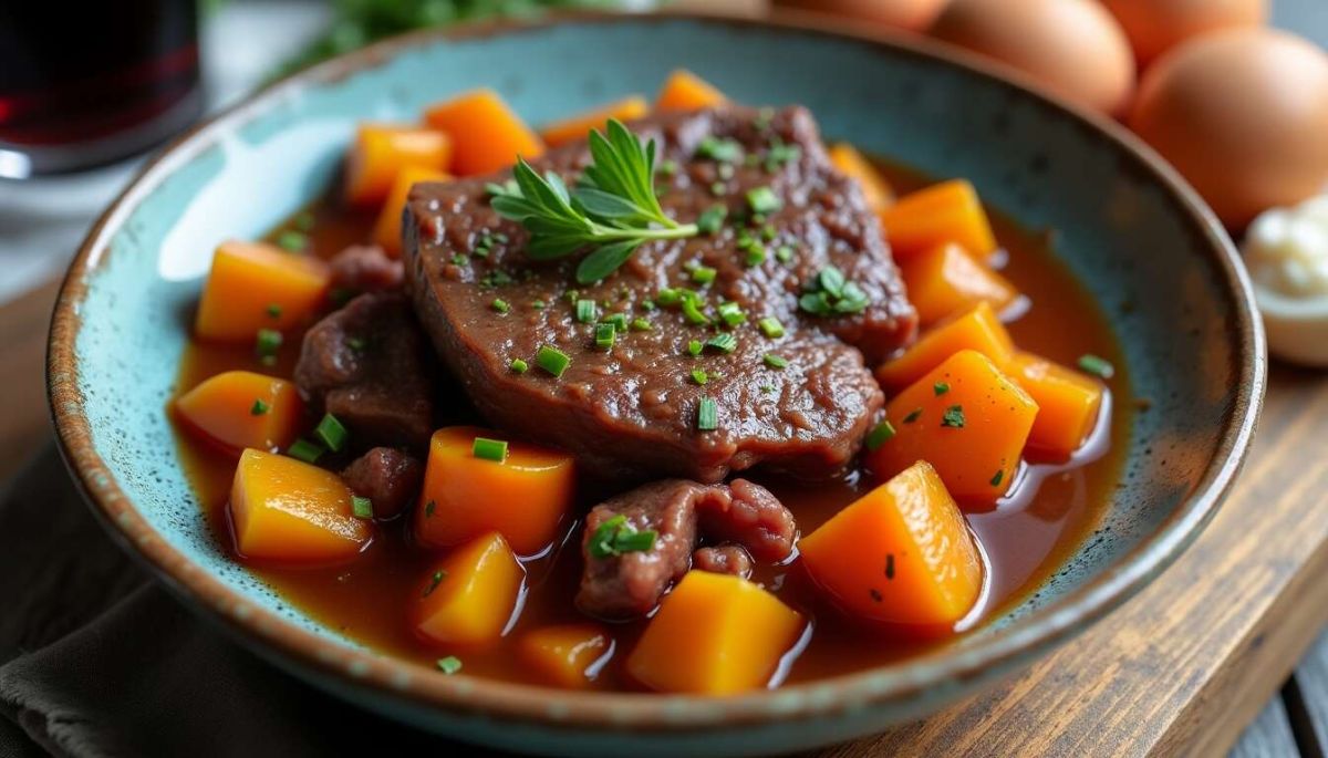 Bourguignon de joue de bœuf : un délice incontournable