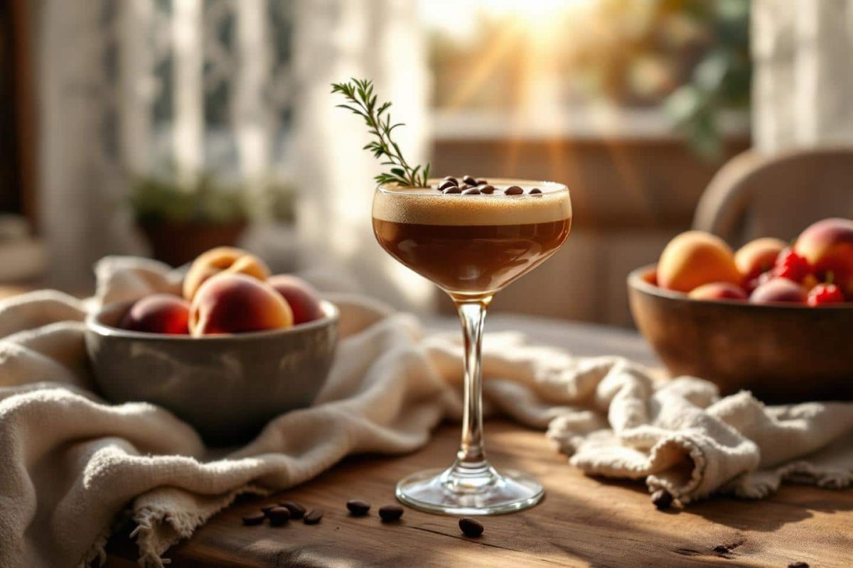Un cocktail audacieux : l'espresso martini au chai épicé