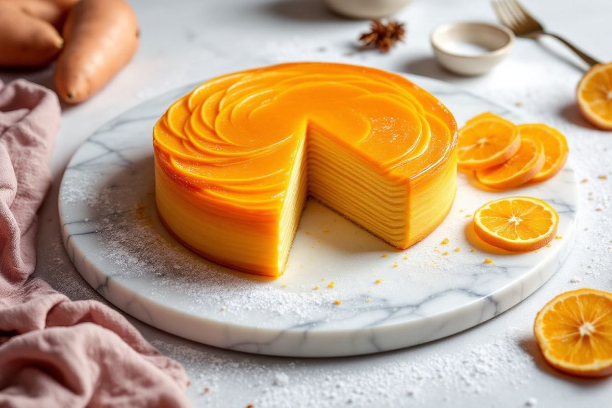 Un dessert surprenant qui met en avant la patate douce