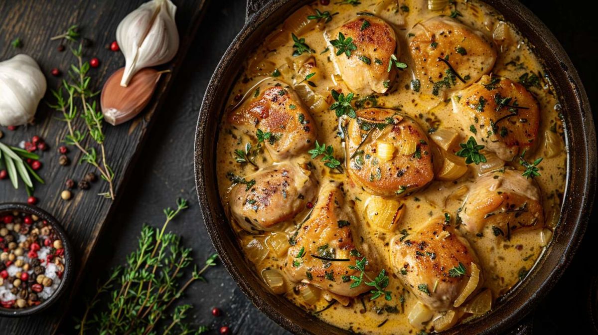 Lapin à la moutarde : un classique repensé au Cookeo