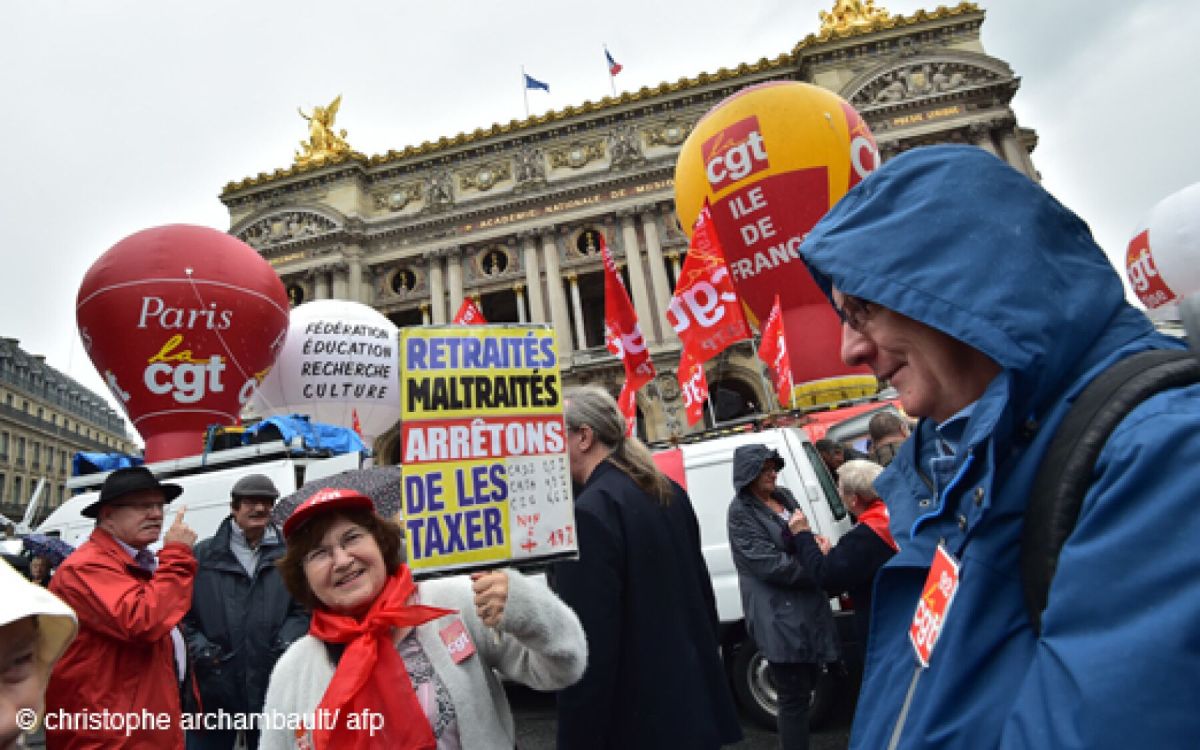 Retraités en colère : la mobilisation contre la hausse de la CSG