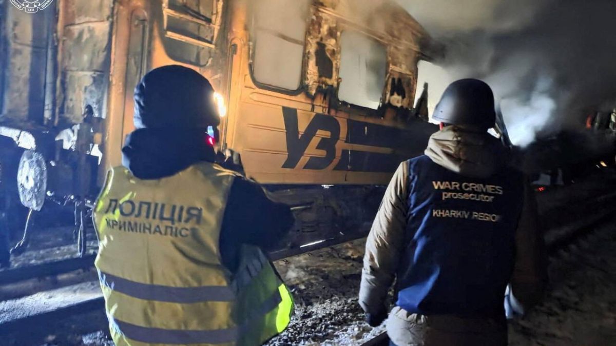 Violences incessantes en Ukraine : un train ciblé et des victimes civiles
