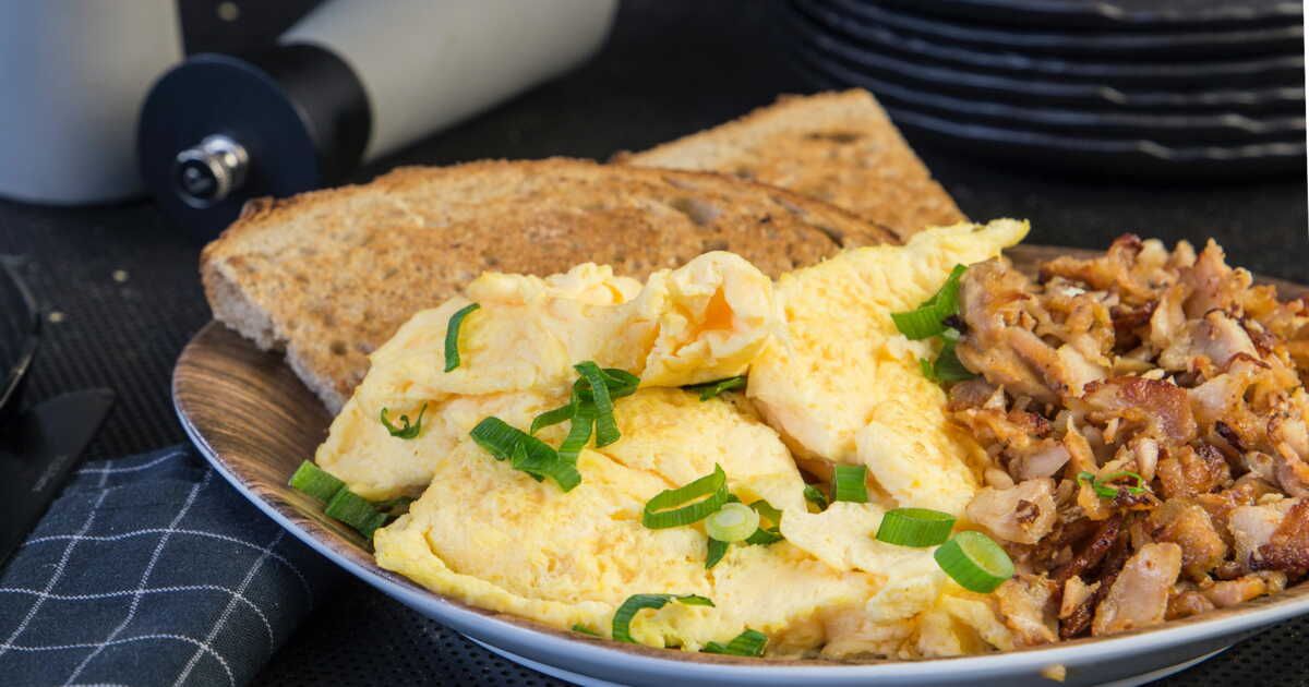 une omelette sans œufs : la révélation d'un chef vegan