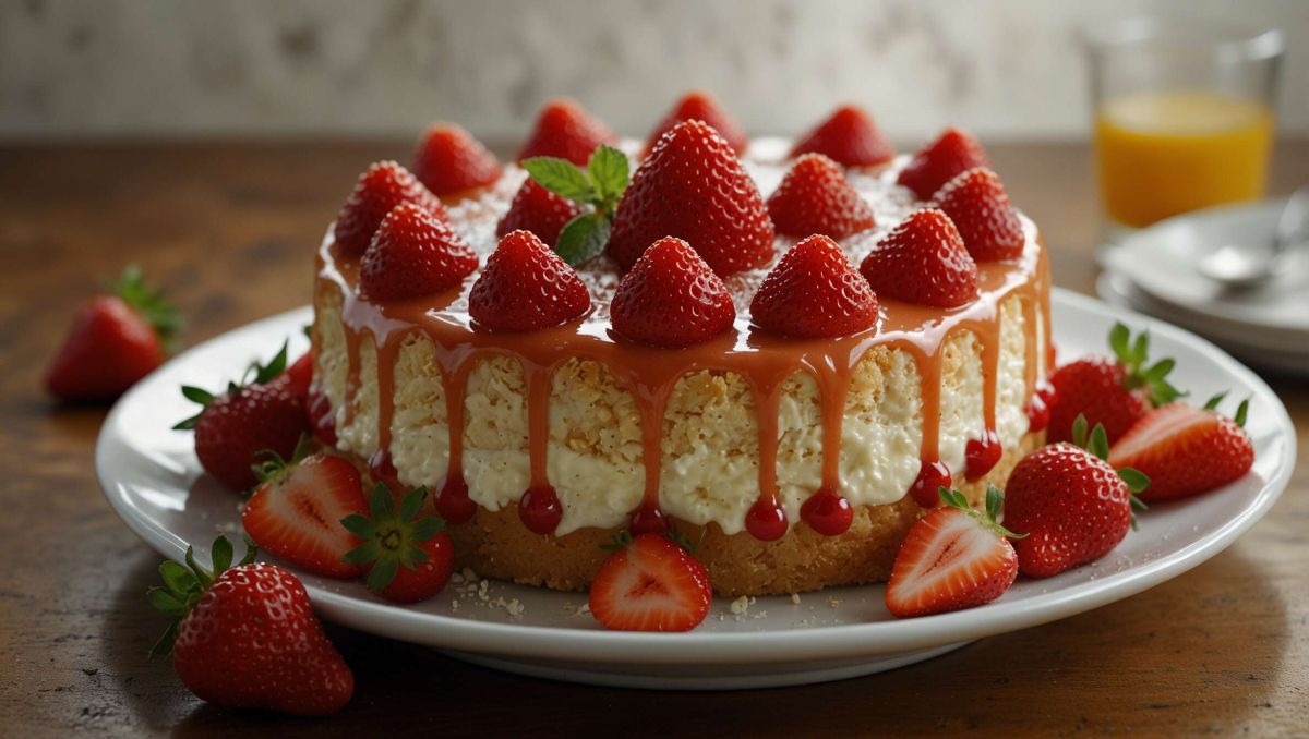 Une charlotte aux fraises à la crème qui ravira vos convives