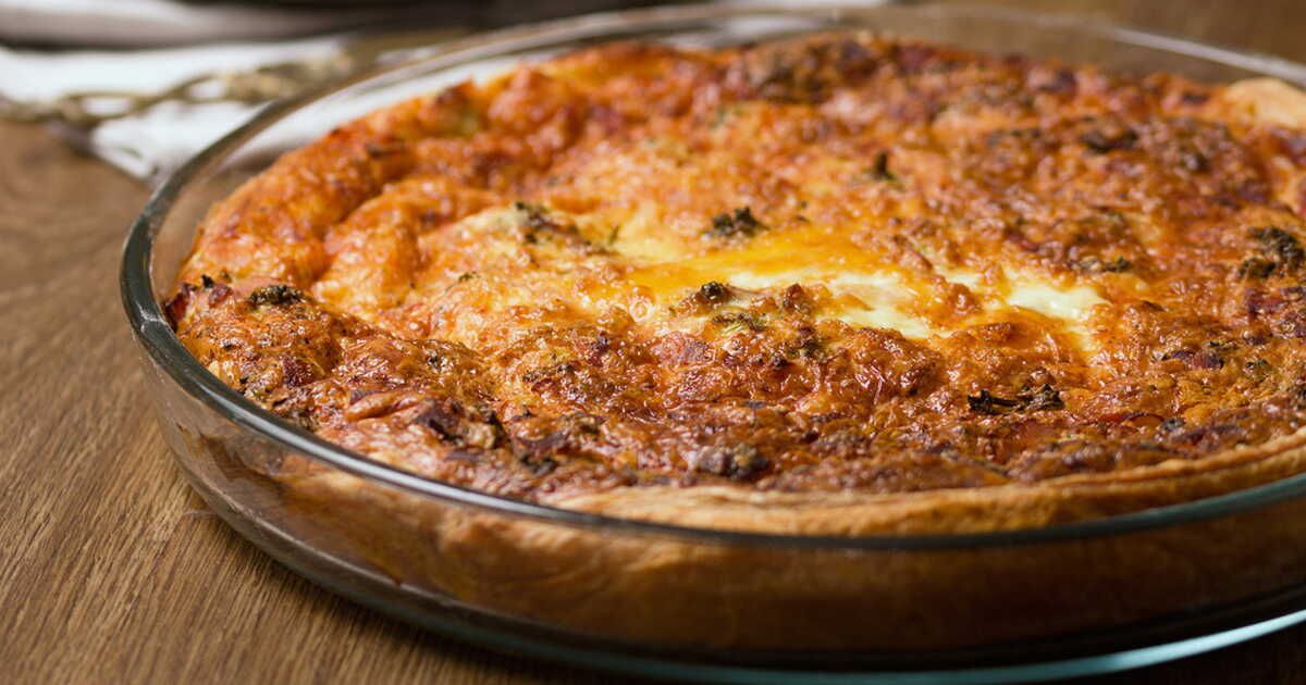 Découvrez la quiche lorraine allégée, sans pâte et irrésistible