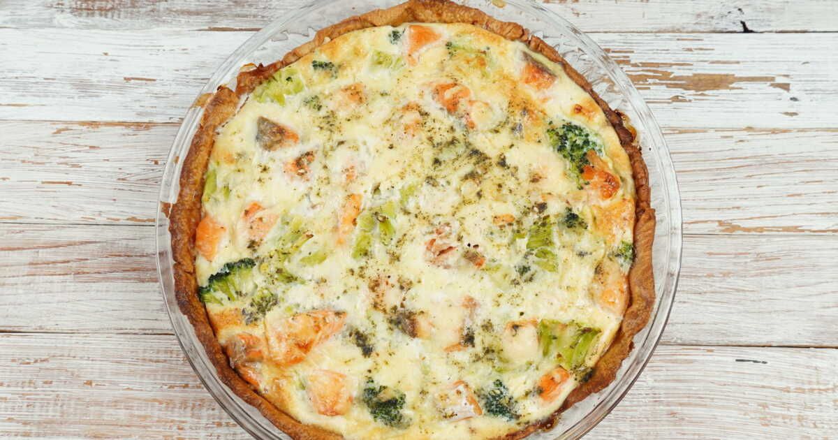 la quiche au saumon et à l'aneth, un délice facile à réaliser