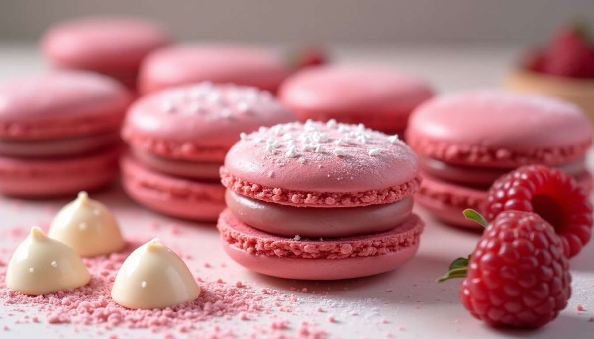 macarons à la framboise : la recette incontournable