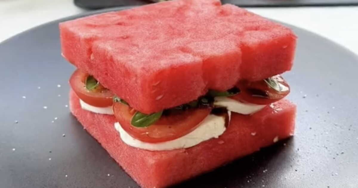 Découvrez le sandwich pastèque, la nouvelle tendance estivale à ne pas manquer
