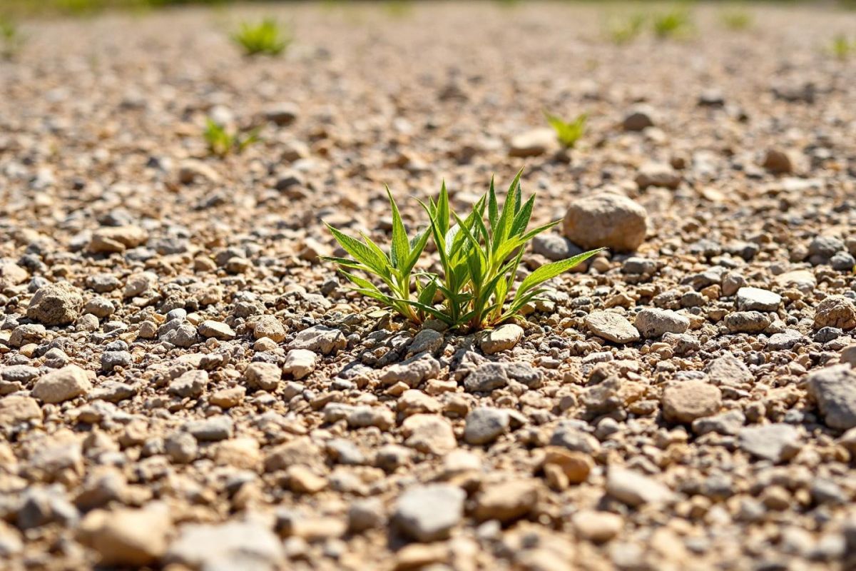 Éliminer les mauvaises herbes des allées en gravier : l'astuce des professionnels