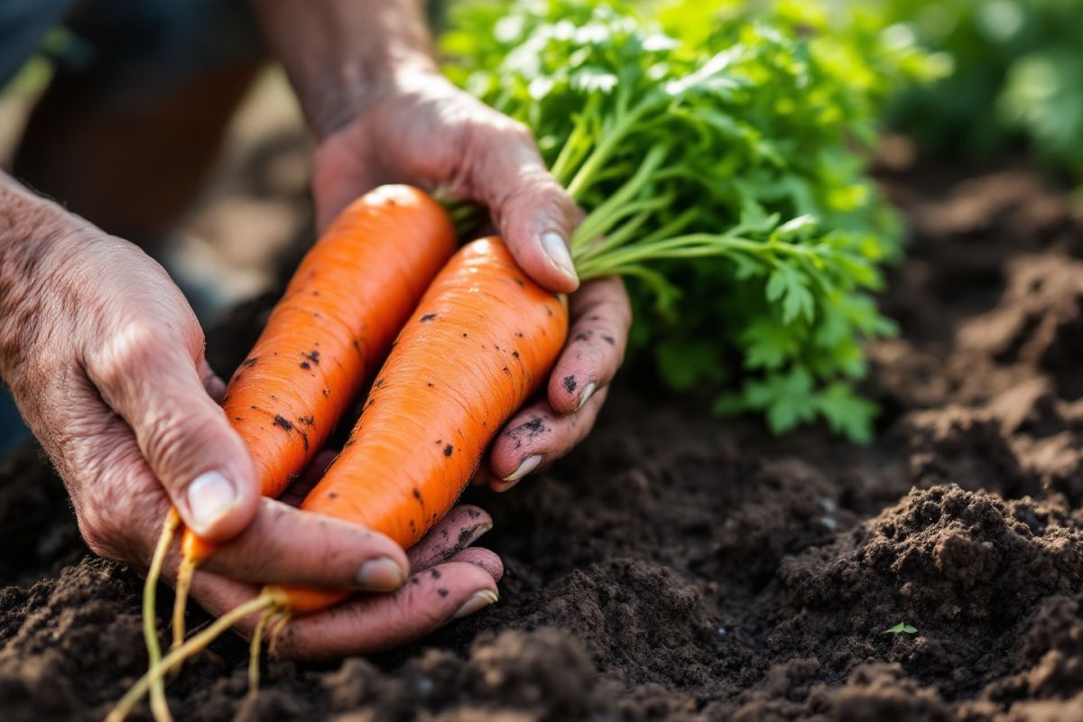 Redonner vie aux carottes : l'arrosage transformé qui change tout