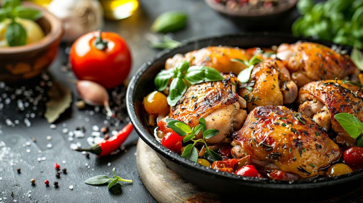 Un voyage gustatif avec le poulet basquaise à la méthode Cookeo