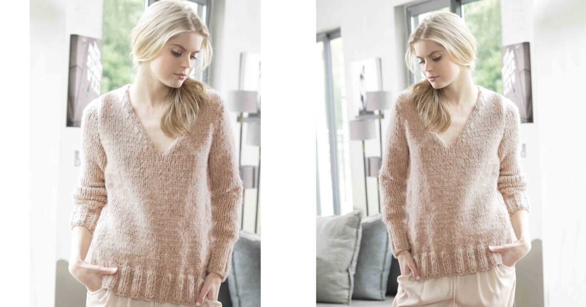 Créez votre pull col V en tricot : un guide gratuit et tendance