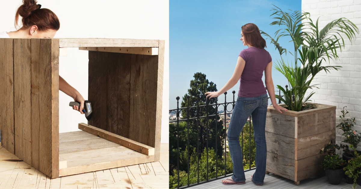 Créer un bac à fleurs en bois : un projet simple et esthétique