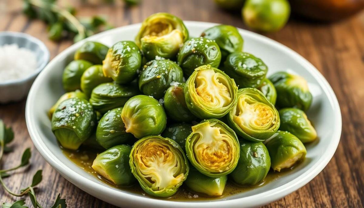 Savourez des choux de Bruxelles à la vapeur, un délice léger et sain