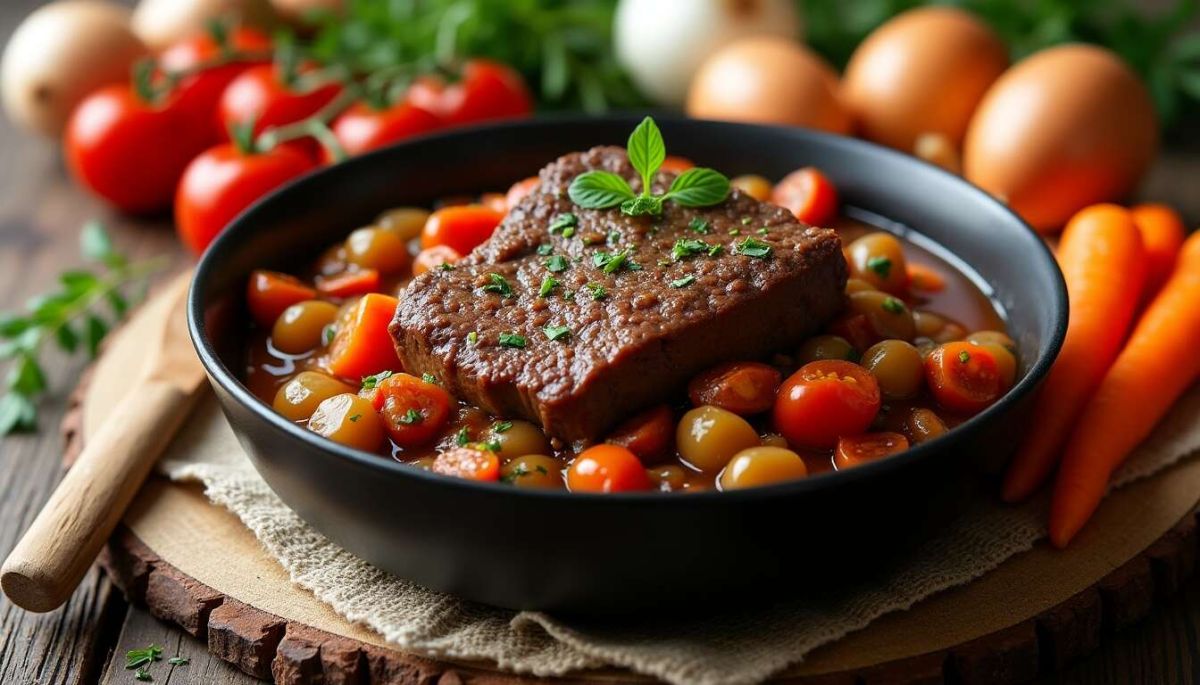 Découvrez le bœuf bourguignon sans vin : une recette réinventée