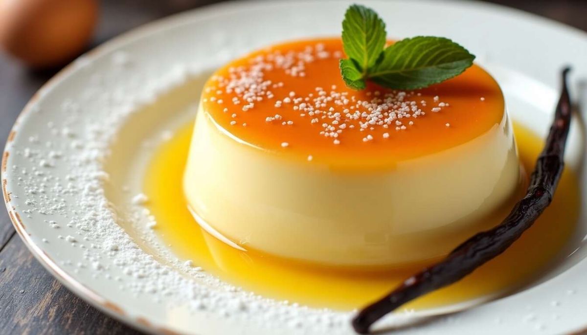 Découvrez le flan moelleux de Yann Couvreur pour un moment gourmand