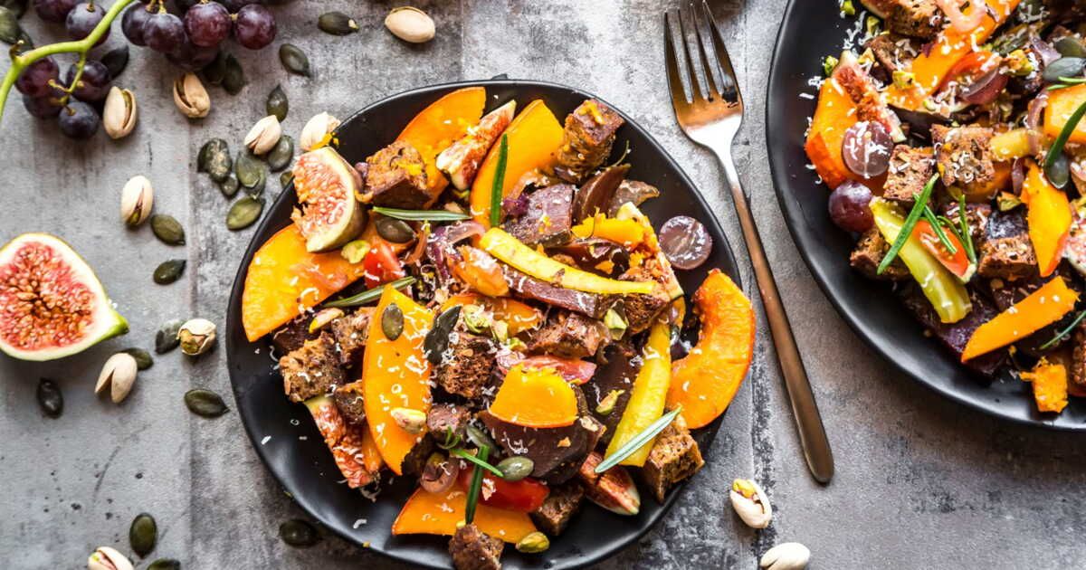 Des salades tièdes d'automne pour un repas réconfortant