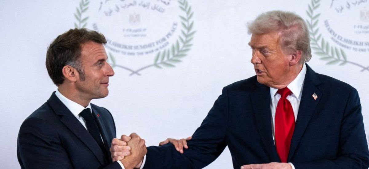 Emmanuel Macron défend l'UE face aux menaces commerciales de Donald Trump