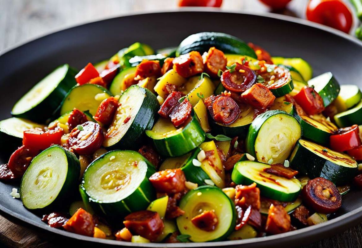 Savourer la poêlée de courgettes au chorizo : une explosion de saveurs