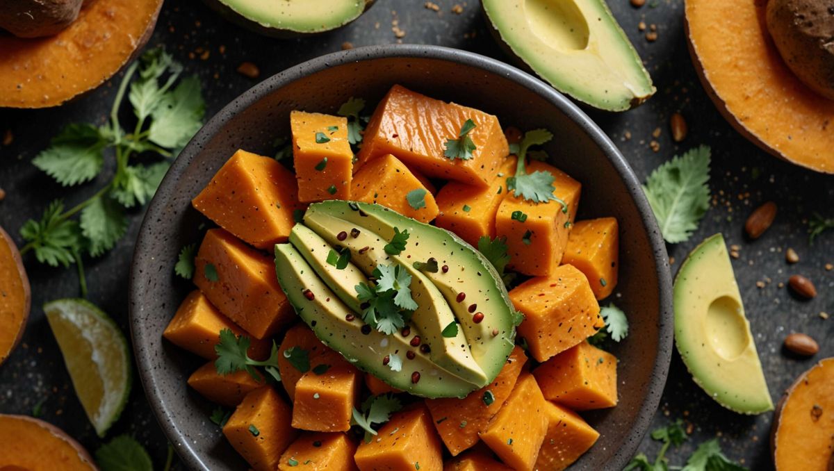 Découvrez la salade de patates douces à l'avocat : une explosion de saveurs
