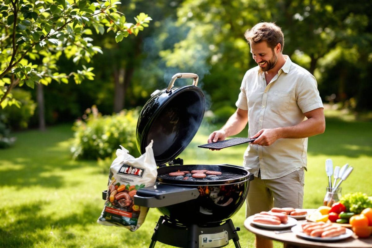 Succombez au charme des grillades avec le barbecue Weber Kettle Premium à prix réduit