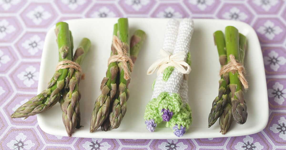 Des asperges au crochet : une délicieuse création artistique