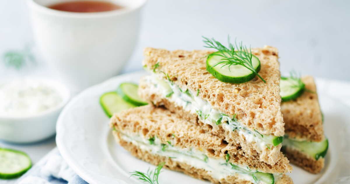 Le délice du sandwich au concombre revisité par Laurent Mariotte