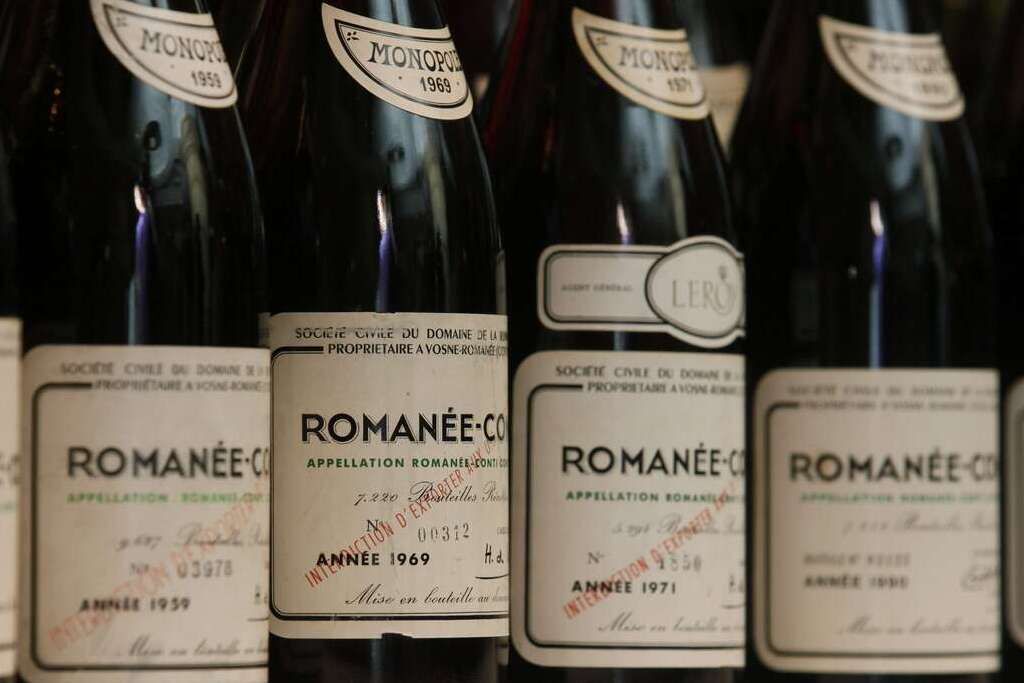 Une vente aux enchères record pour des bouteilles de Romanée