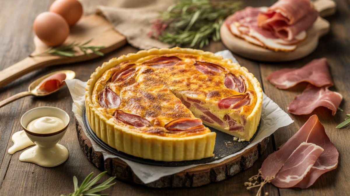 Dégustez une quiche légère d’automne aux poireaux et jambon