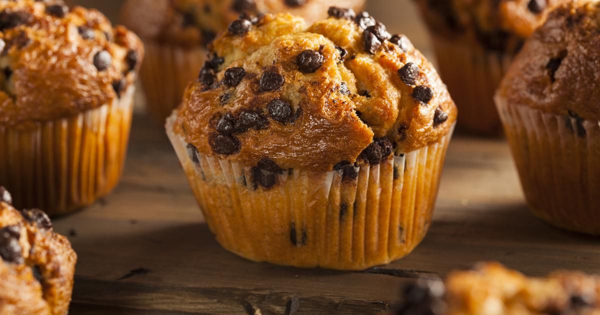 Des muffins aux pépites de chocolat pour un goûter irrésistible