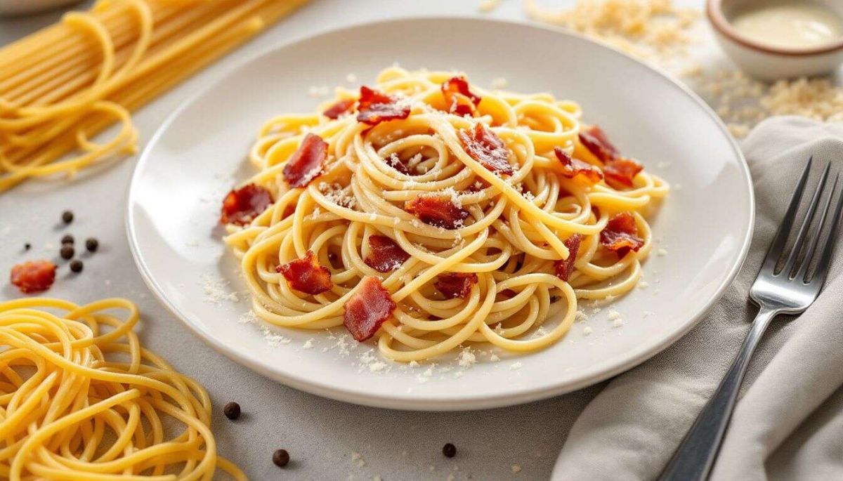 Une carbonara allégée qui fera fondre les cœurs