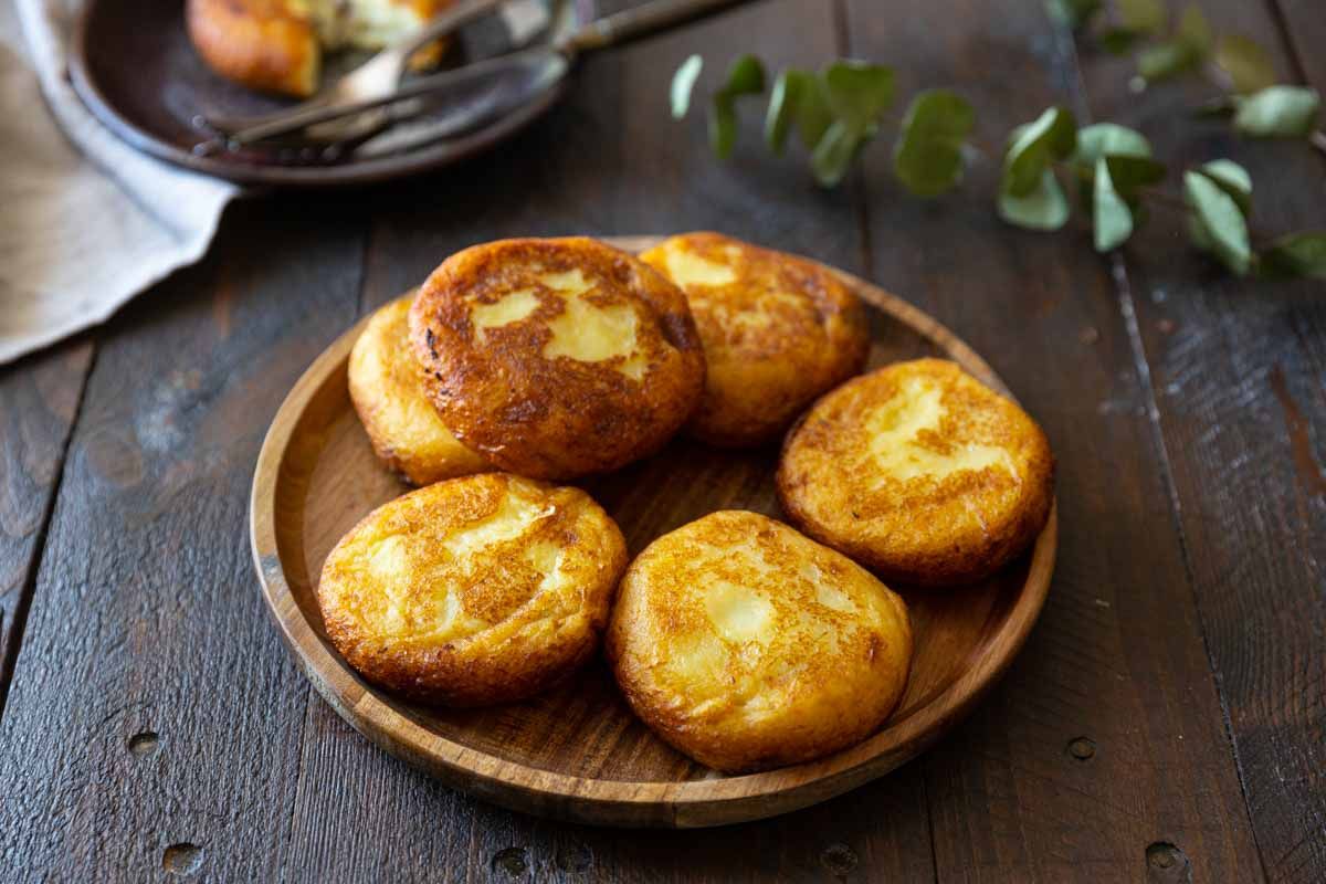 Beignets de pommes de terre aux champignons