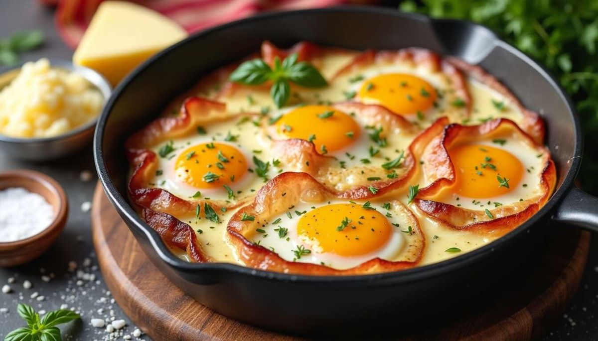 Découvrez la recette d'œufs cocotte aux lardons qui va régaler toute la famille