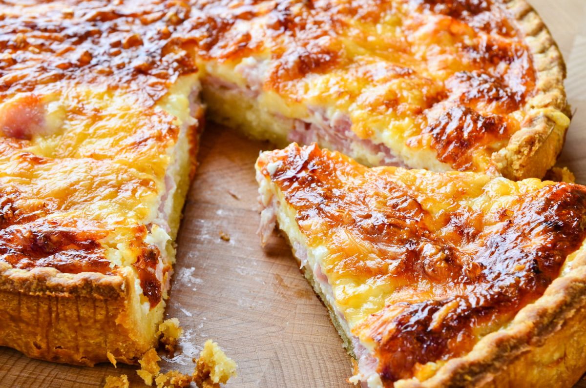 Une quiche lorraine revisitée : le goût sans la graisse