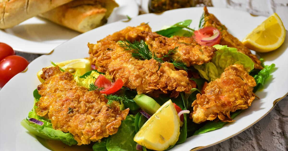 Le poulet croustillant au parmesan fait maison, sans huile