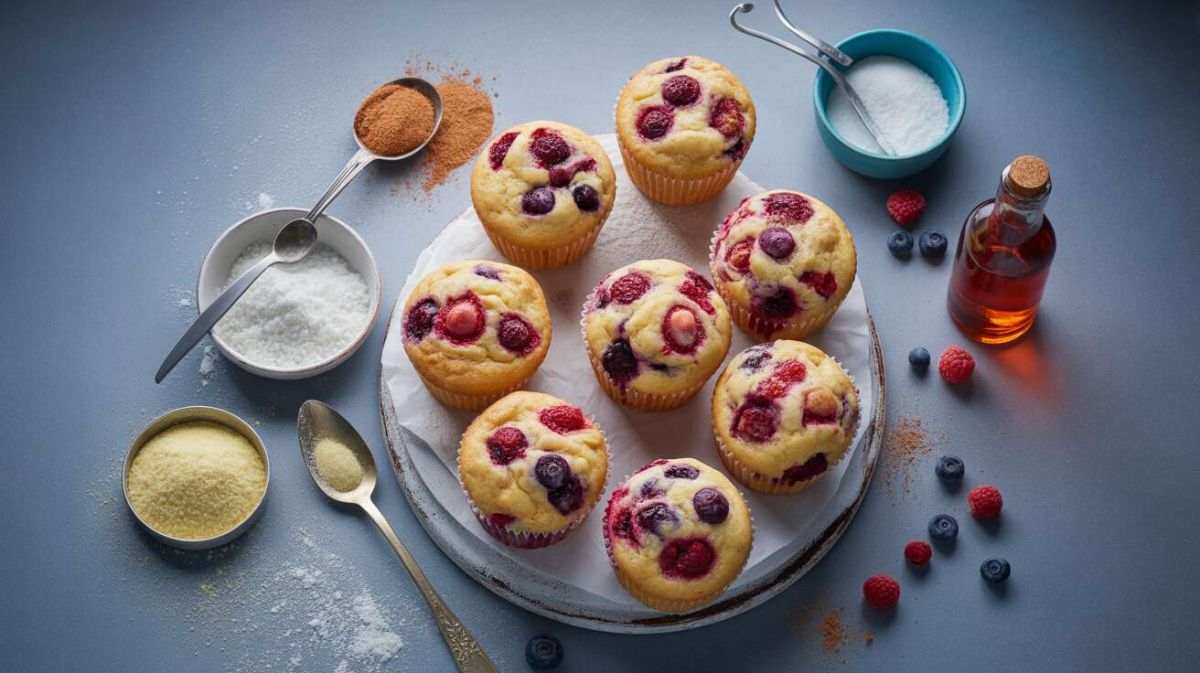 Des muffins aux fruits rouges pour un été plein de saveurs