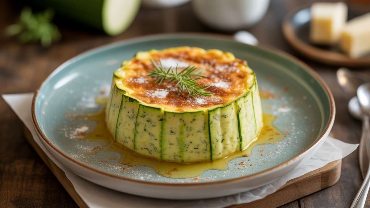 Un flan de courgettes rapide pour des dîners d'été éblouissants