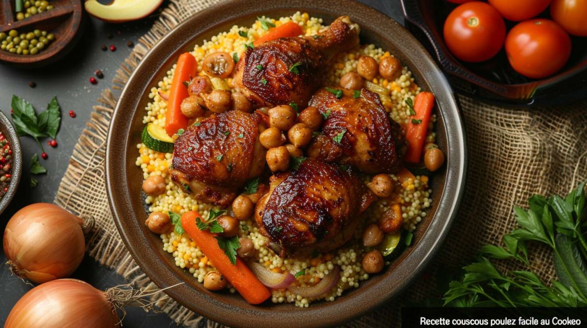 Savourez un couscous poulet et merguez au Cookeo, facile et rapide