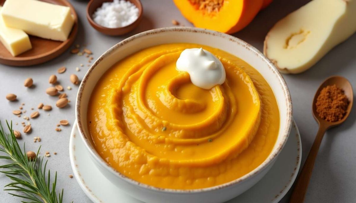 Découvrez la délicieuse purée de citrouille, un régal pour les papilles