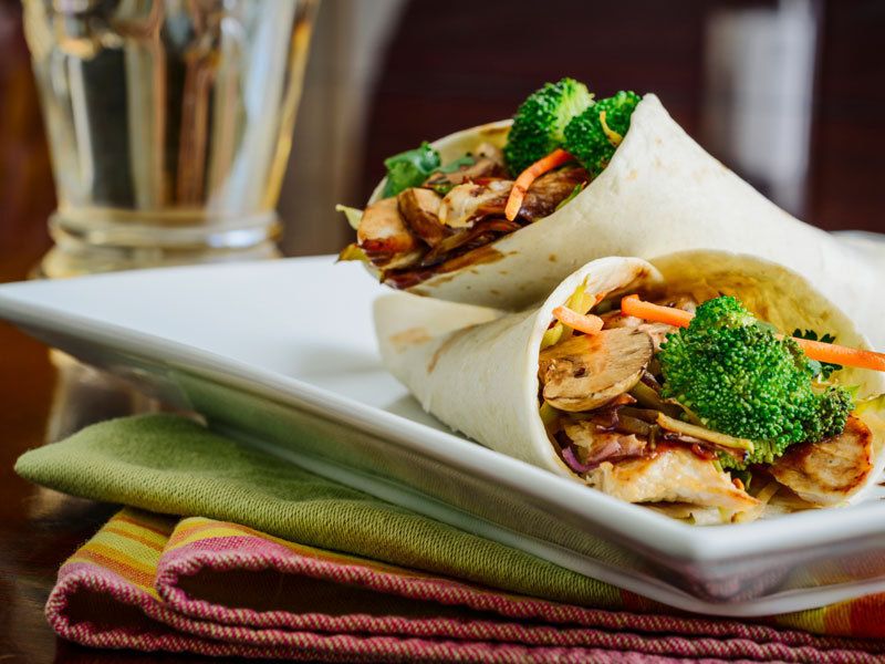 Dégustez un wrap fait maison, alliant saveur et équilibre