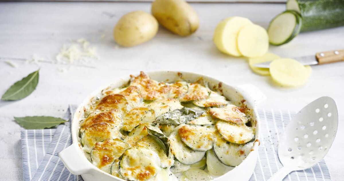 Un gratin léger et savoureux à la courgette