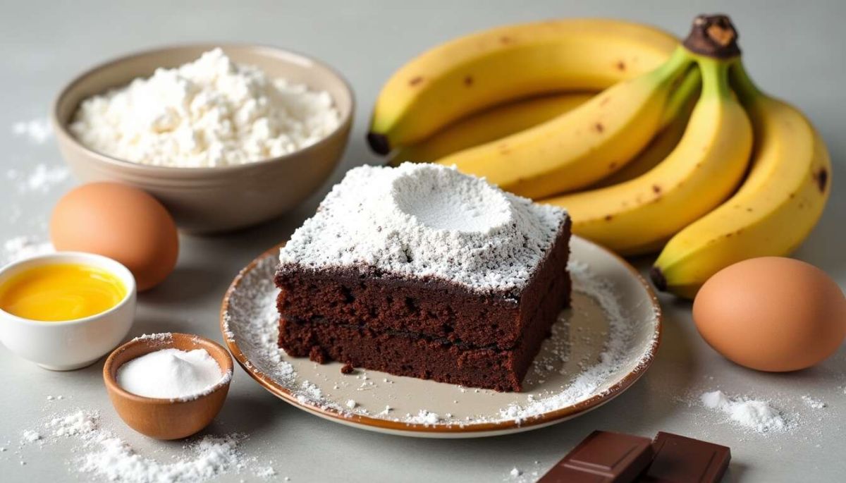 Découvrez la recette irrésistible du cake à la banane et au chocolat