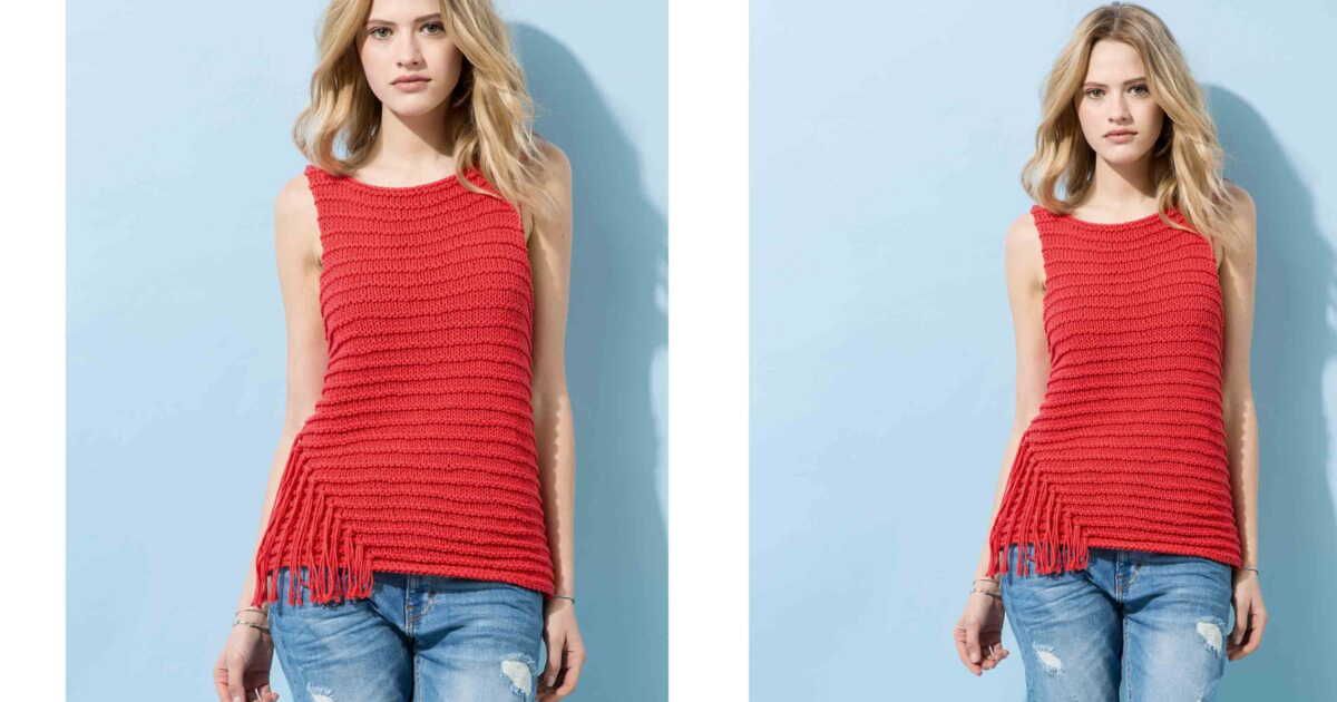 Créez votre débardeur à franges avec ce tricot gratuit