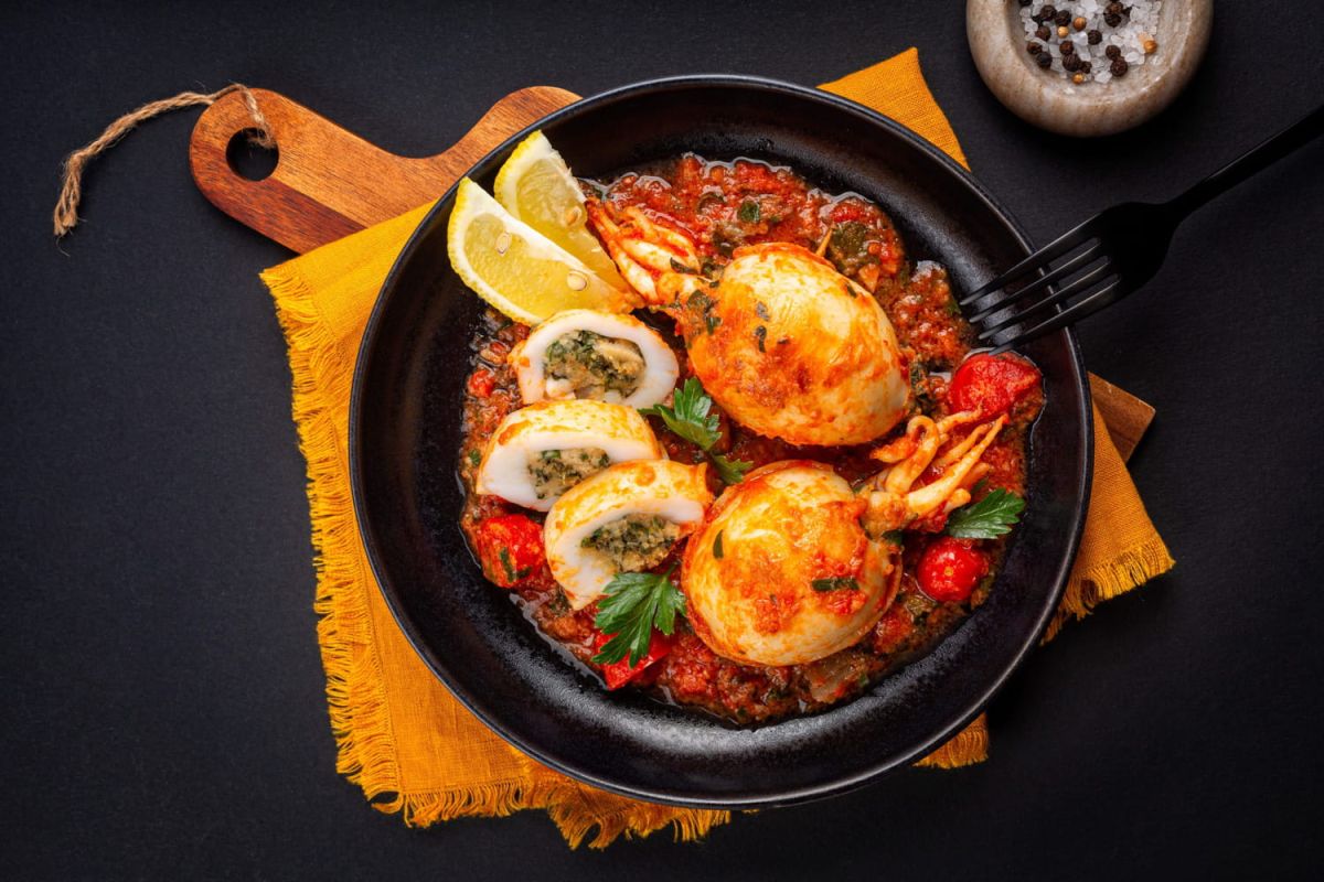 Découvrez la recette audacieuse de calamars grillés de Cyril Lignac pour Noël