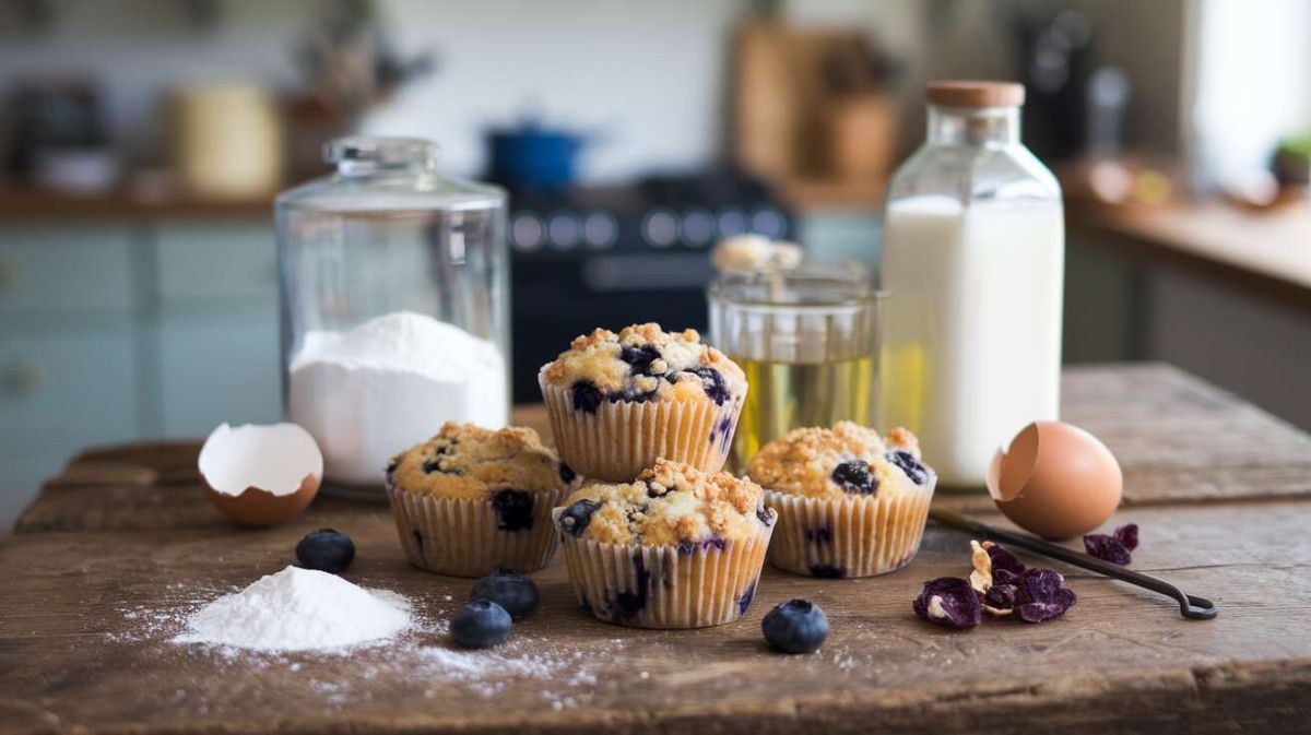 Muffins aux myrtilles : la douceur estivale à savourer