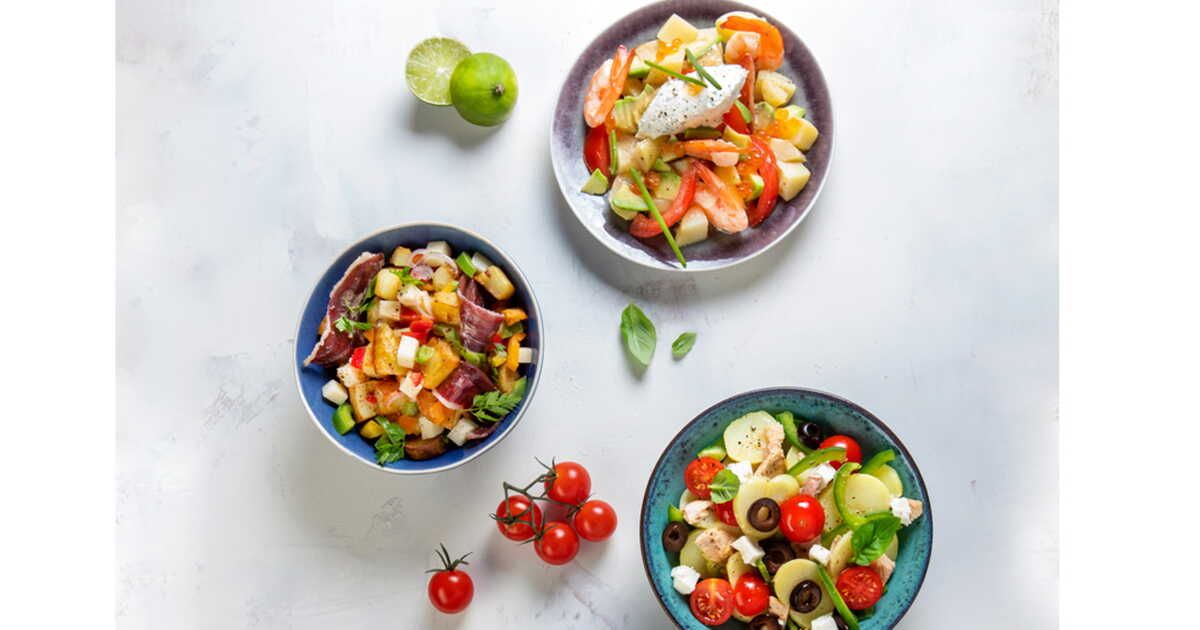 Des salades de pommes de terre revisitées pour vos repas