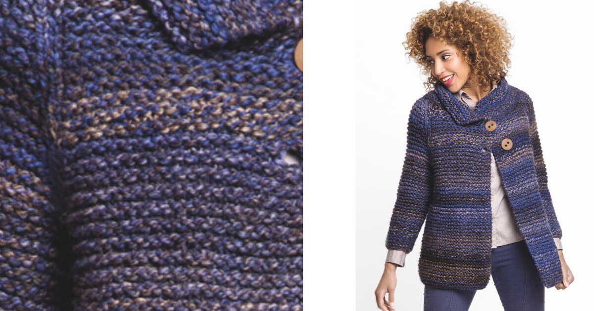 La tendance incontournable : la veste chinée boutonnée