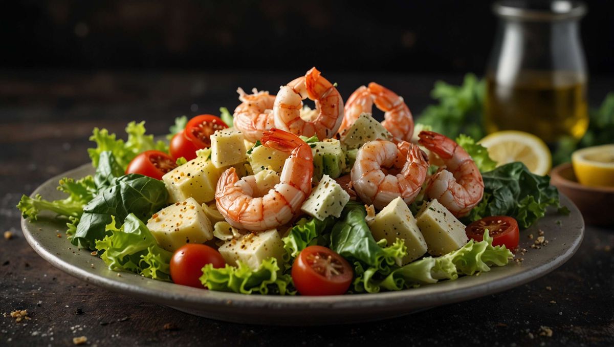 Découvrez la salade César aux crevettes : une explosion de saveurs en quelques minutes