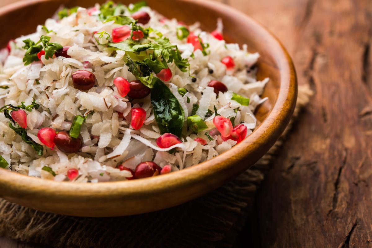 Le chef Norbert Tarayre revisite la salade de riz en version sucrée-salée