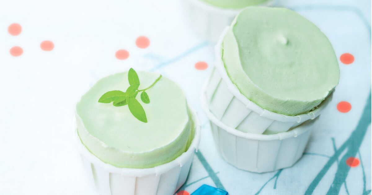 Soufflé glacé à la verveine